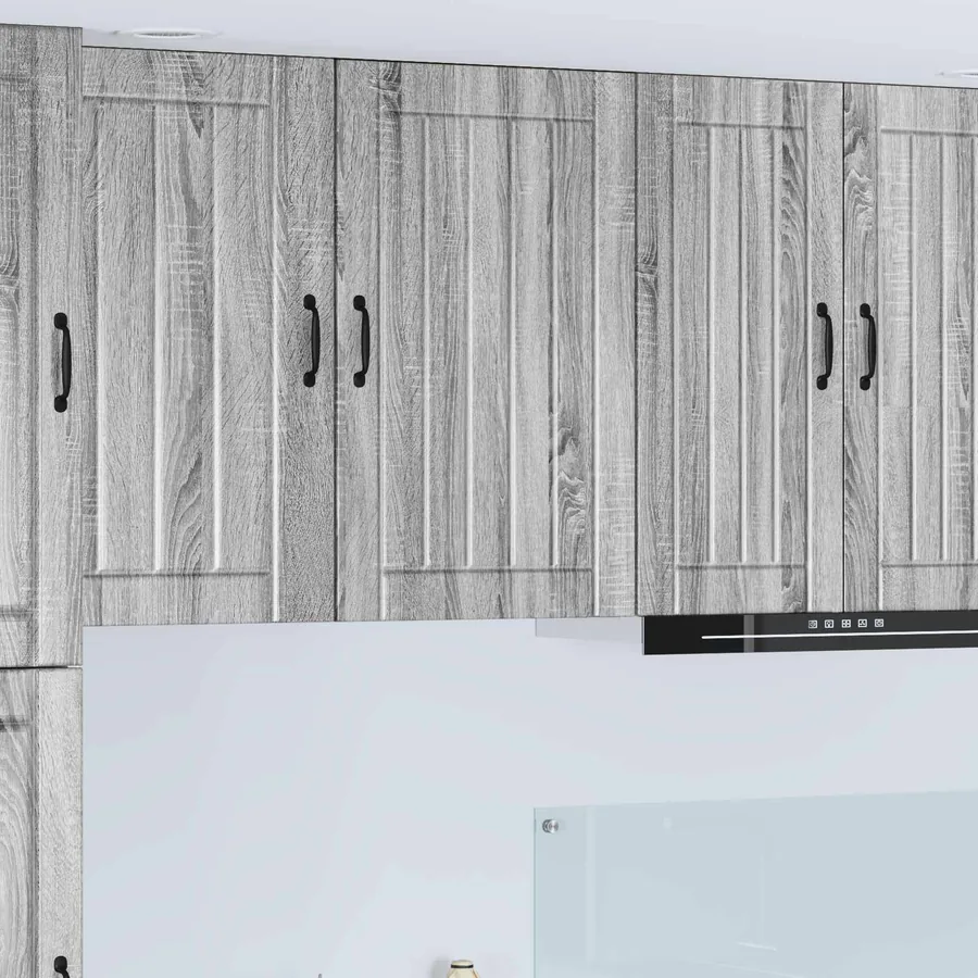 Meuble mural LUCCA Sonoma gris 50 x 31 x 100 cm