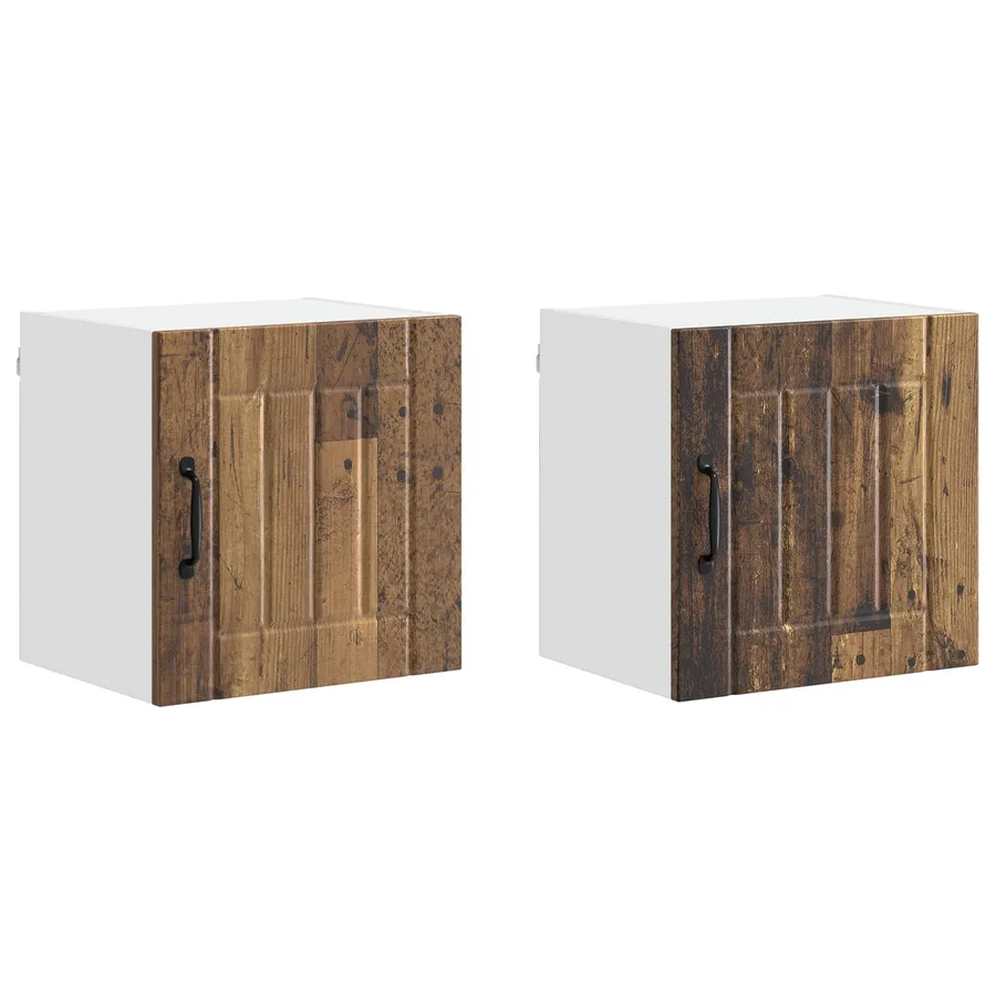 Meuble mural LUCCA 2 pcs Bois ancien 40 x 31 x 40 cm - 2