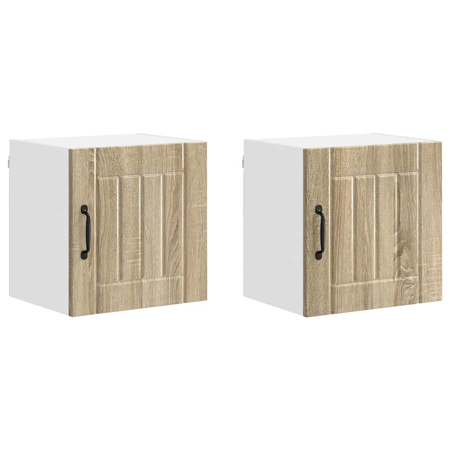 Meuble mural LUCCA 2 pcs Chêne Sonoma 40 x 31 x 40 cm - 2