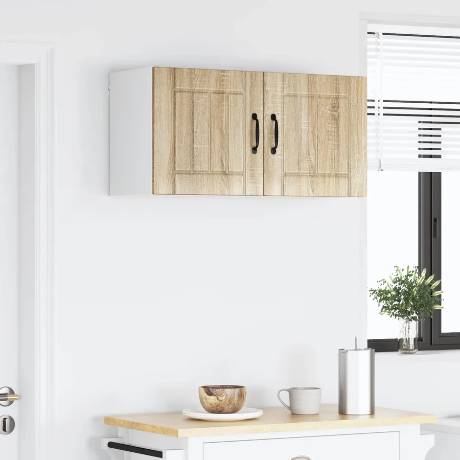 Meuble mural LUCCA 2 pcs Chêne Sonoma 40 x 31 x 40 cm - 4