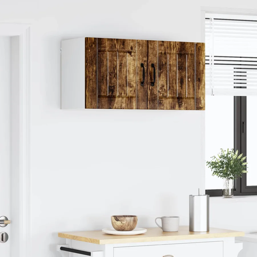 Meuble mural LUCCA 2 pcs Chêne fumé 40 x 31 x 40 cm - 4