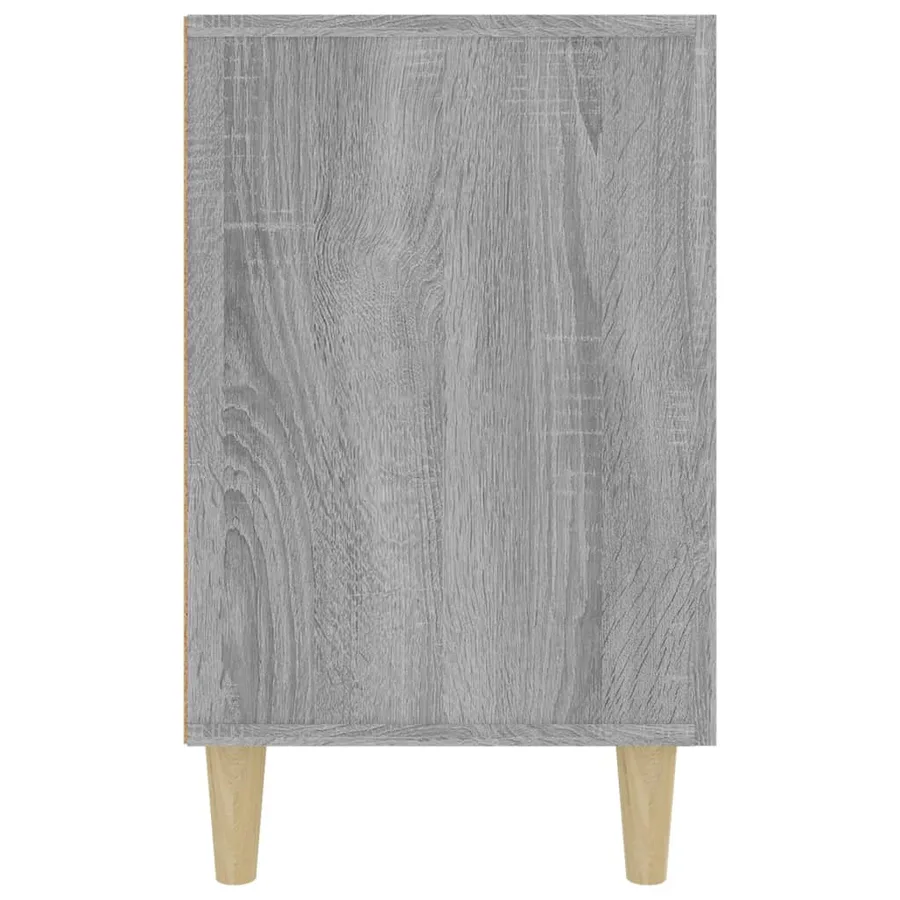 Buffet sonoma gris 100x36x60 cm bois d'ingénierie - 4