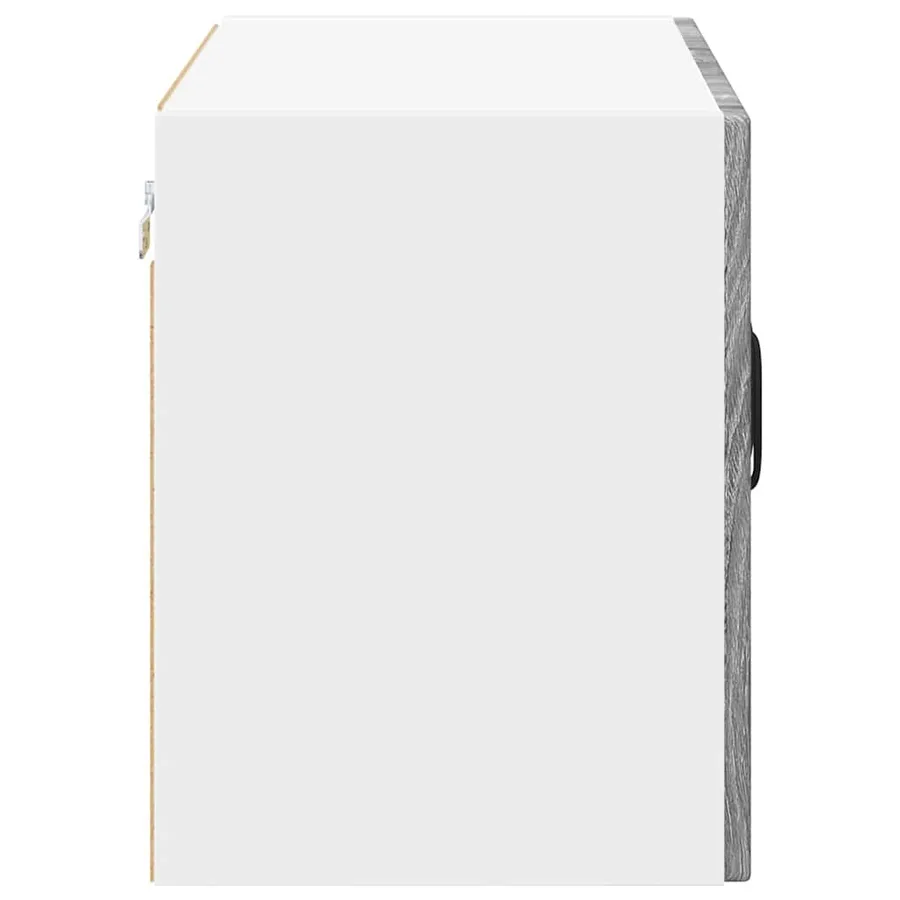 Cabinet en verre mural LUCCA Sonoma gris 60 x 31 x 40 cm - 7