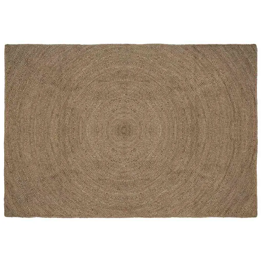 Tapis de surface Gris 200 x 290 cm Jute