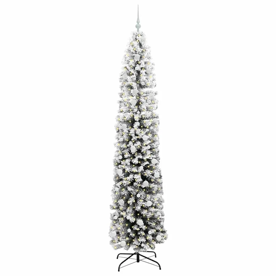 Sapin de Noël artificiel Vert 240 cm PVC et acier et plastique - 3