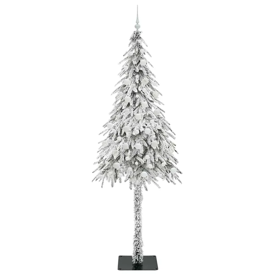 Sapin de Noël avec 300 LED Blanc 210 cm PE et Acier - 4