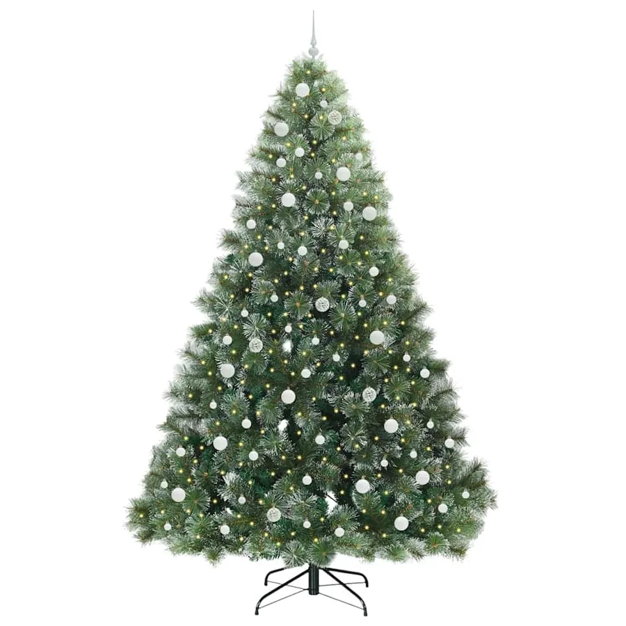 Sapin de Noël artificiel avec 300 LED Vert 240 cm PE et PVC - 3