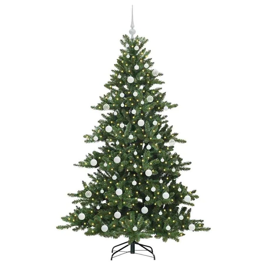 Sapin de Noël Artificiel à Branches Articulées Vert 180 cm - 3