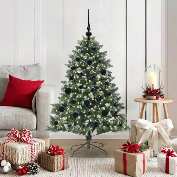 Sapin de Noël artificiel Vert 120 cm PVC, plastique et acier