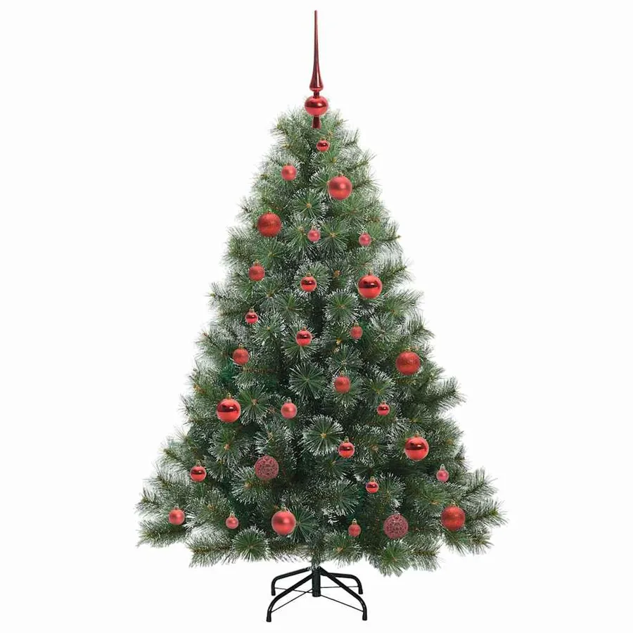 Sapin de Noël artificiel avec 150 LED Vert 150 cm PE et PVC - 4