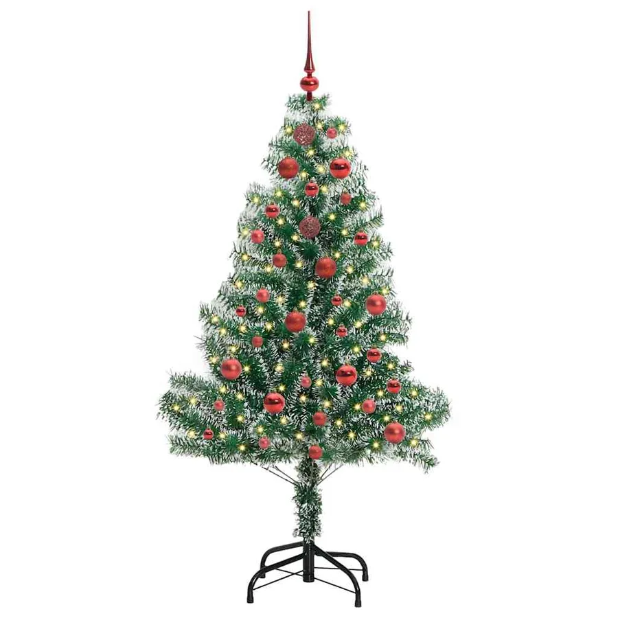 Arbre de Noël artificiel floconné de neige avec lumière LED - 3