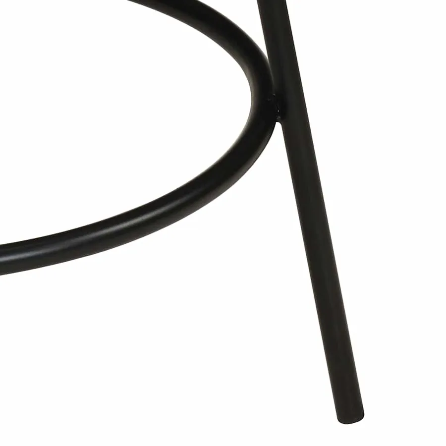 Tabourets de bar lot de 2 bois de manguier massif - 9