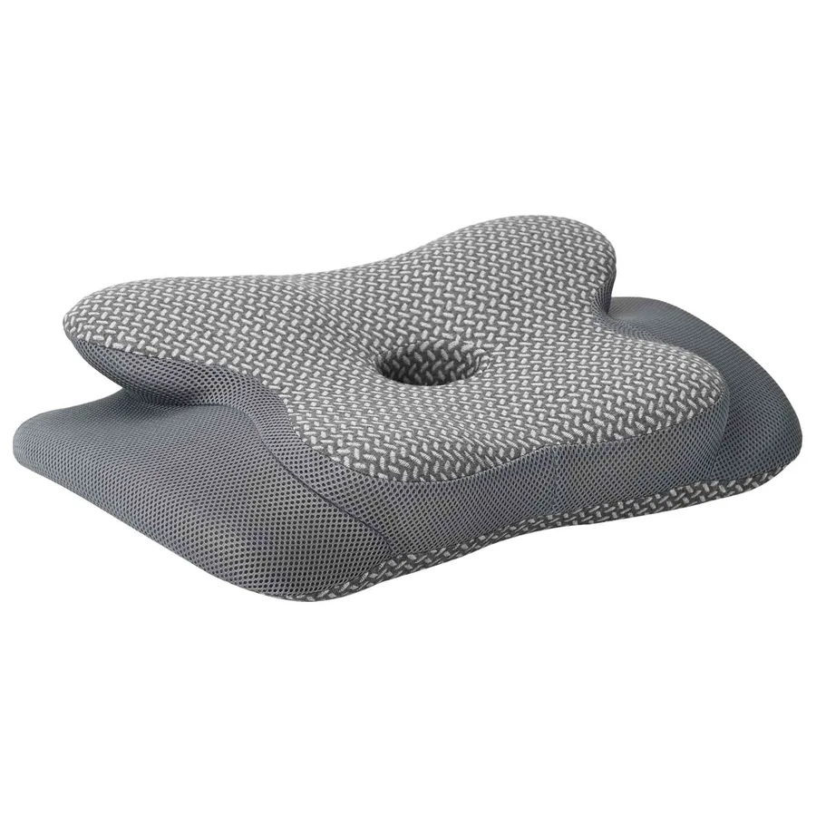 Coussin cervical Gris Mousse à mémoire de forme 58 x 38 x 12 cm - 3