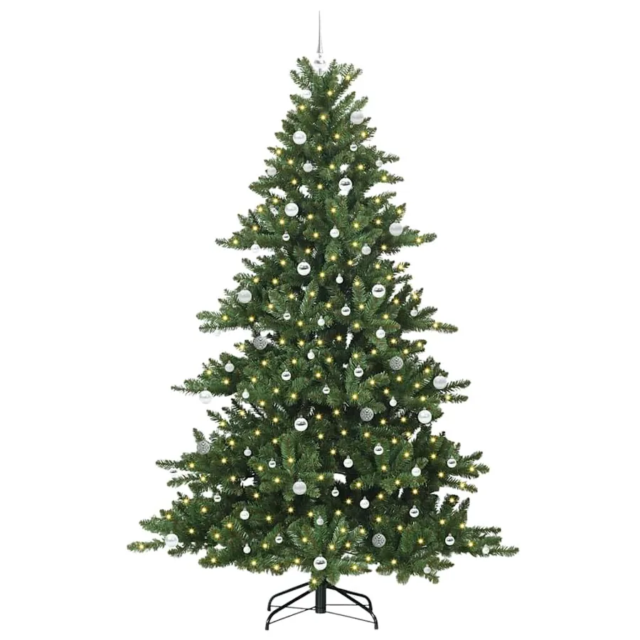 Sapin de Noël Artificiel à Branches Articulées Vert 240 cm - 3