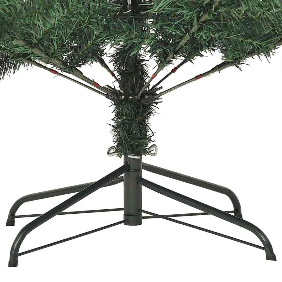Sapin de Noël artificiel Vert 210 cm PVC, plastique et acier - 12