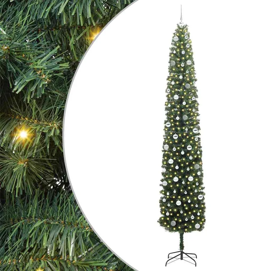 Sapin de Noël artificiel Vert 300 cm PVC et acier et plastique - 2