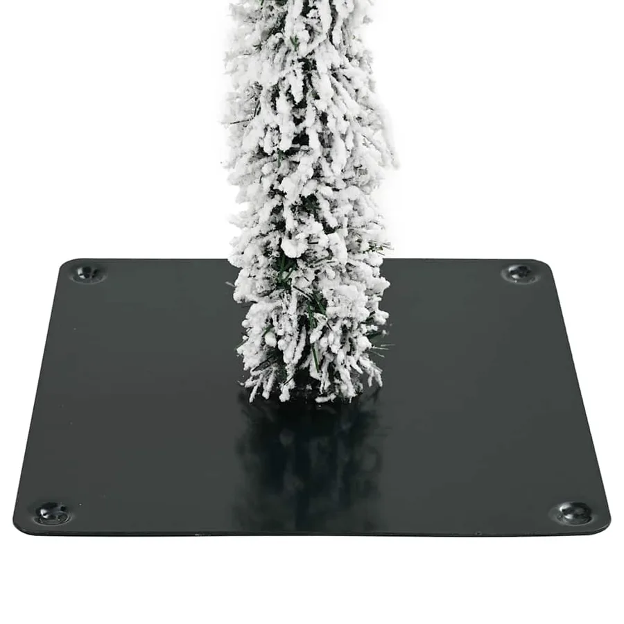 Sapin de Noël avec 300 LED Blanc 210 cm PE et Acier - 10