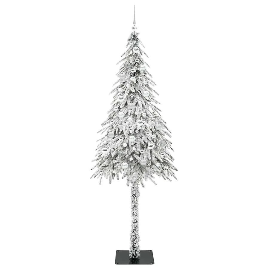 Sapin de Noël avec 300 LED Blanc 210 cm PE et Acier - 4