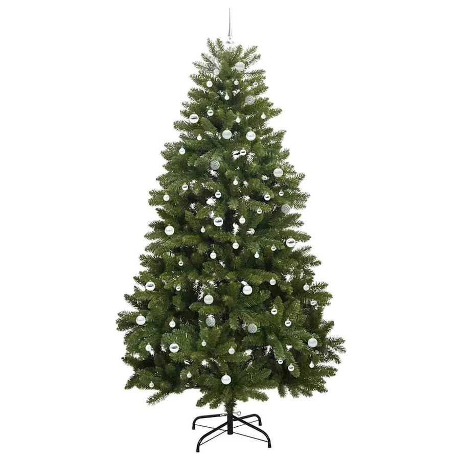 Sapin de Noël artificiel avec 300 LED Vert 270 cm PVC et métal - 4
