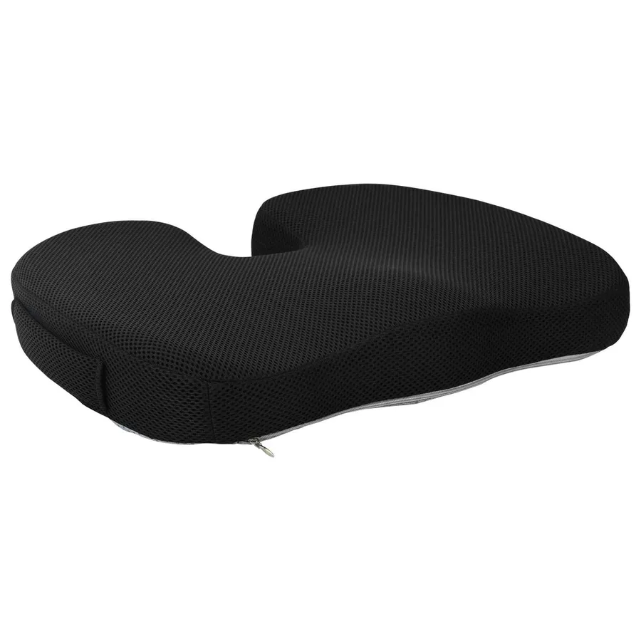 Coussin d’assise Couleur unie Noir 47 x 36,5 x 8 cm - 6