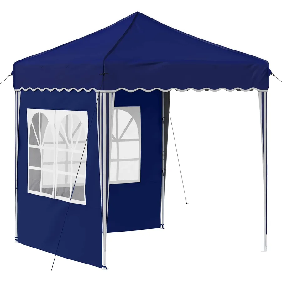 Tente de fête pop-up 195 x 195 x 245 cm Bleu Tissu Oxford - 2