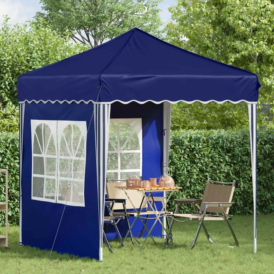 Tente de fête pop-up 195 x 195 x 245 cm Bleu Tissu Oxford - 3