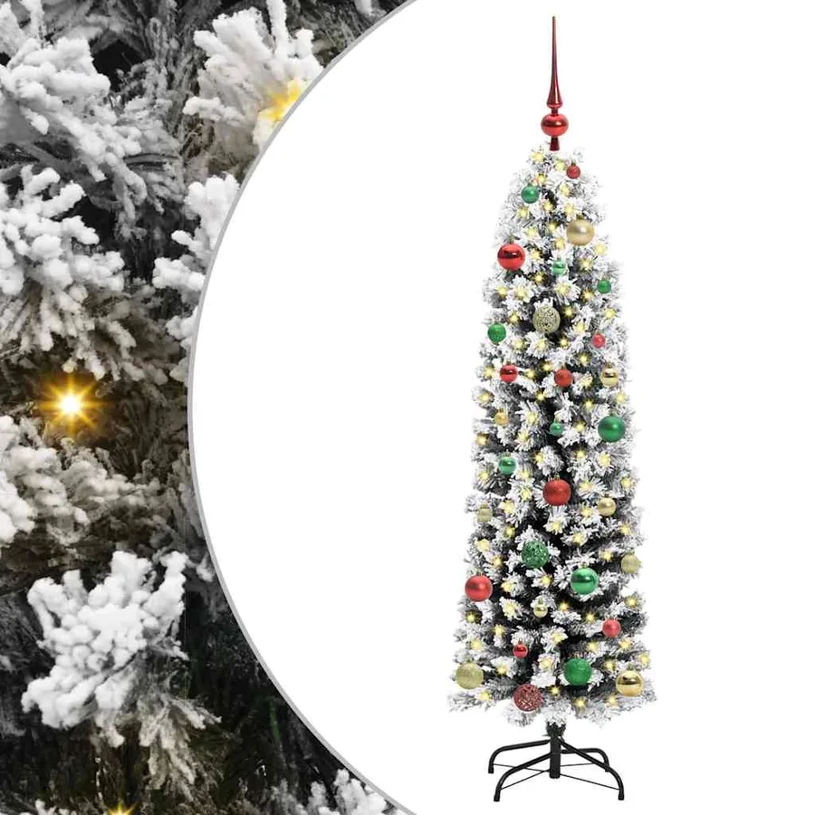 Sapin de Noël artificiel Vert 150 cm PVC et acier et plastique - 2