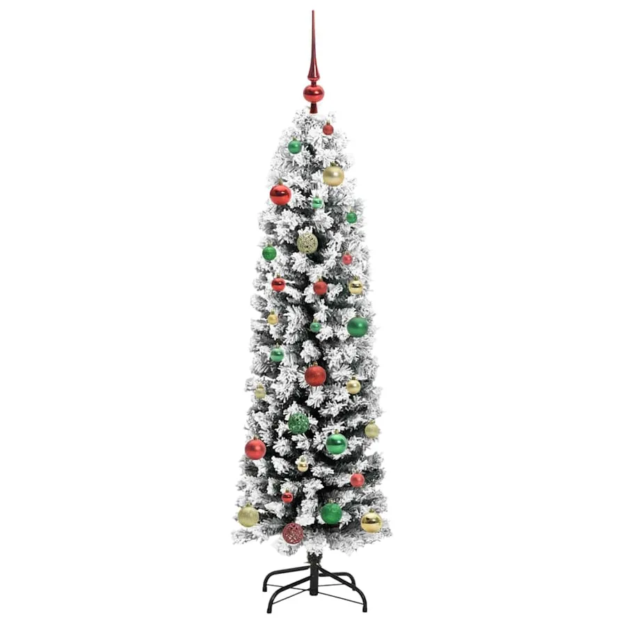 Sapin de Noël artificiel Vert 150 cm PVC et acier et plastique - 6