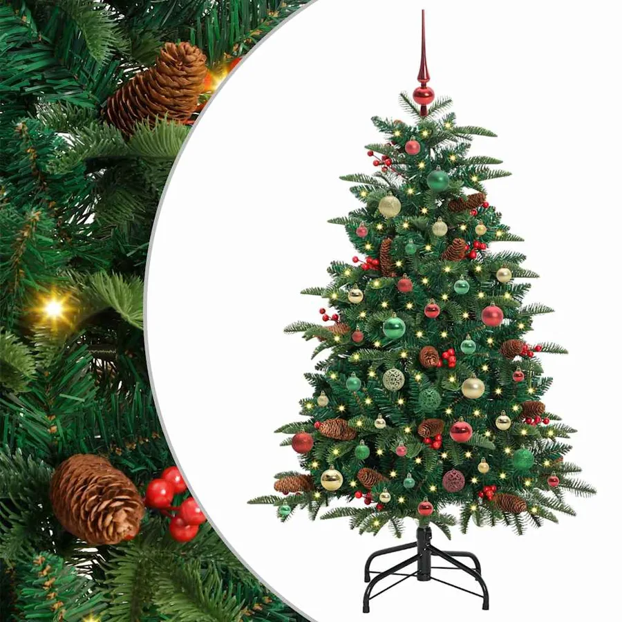Sapin de Noël artificiel Vert 150 cm PVC, métal et plastique - 2