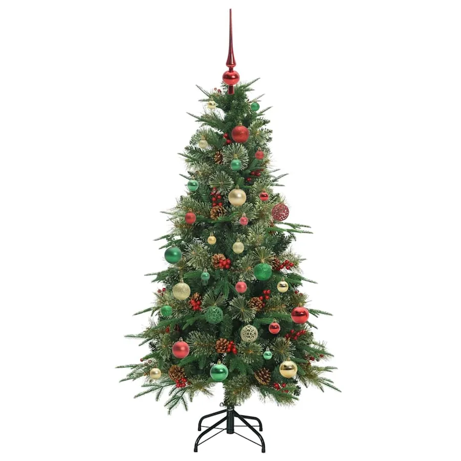 Sapin de Noël Artificiel à Branches Articulées Vert 150 cm - 6