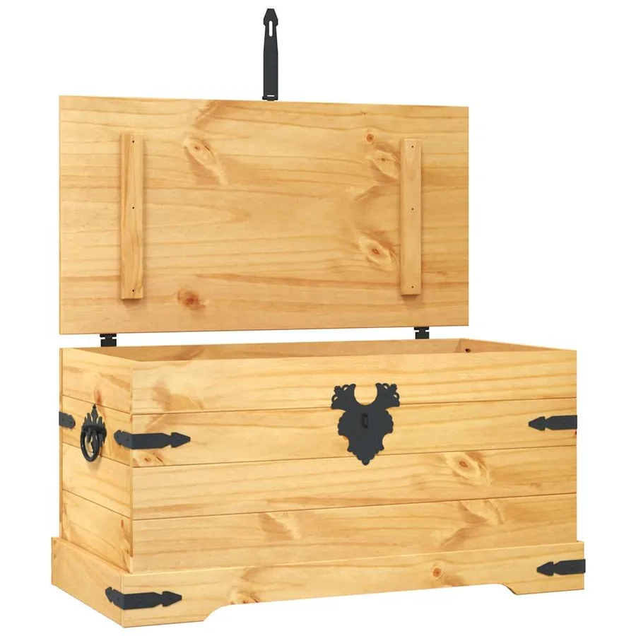 Coffre de rangement Pin mexicain Gamme Corona 91x49,5x47 cm - 2