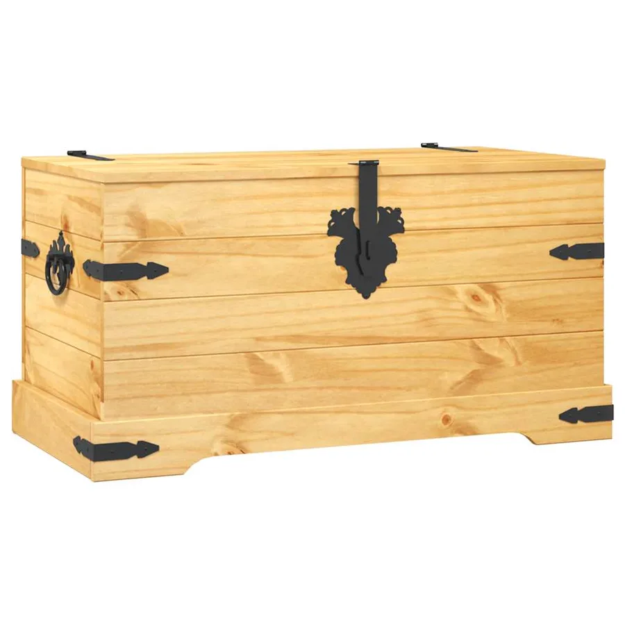 Coffre de rangement Pin mexicain Gamme Corona 91x49,5x47 cm - 3