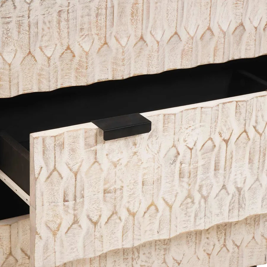 Buffet Finition Lavage Blanc 60 x 33 x 75 cm - 7