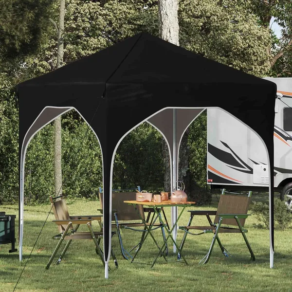 Tente de fête pop-up 194 x 194 x 245 cm Noir