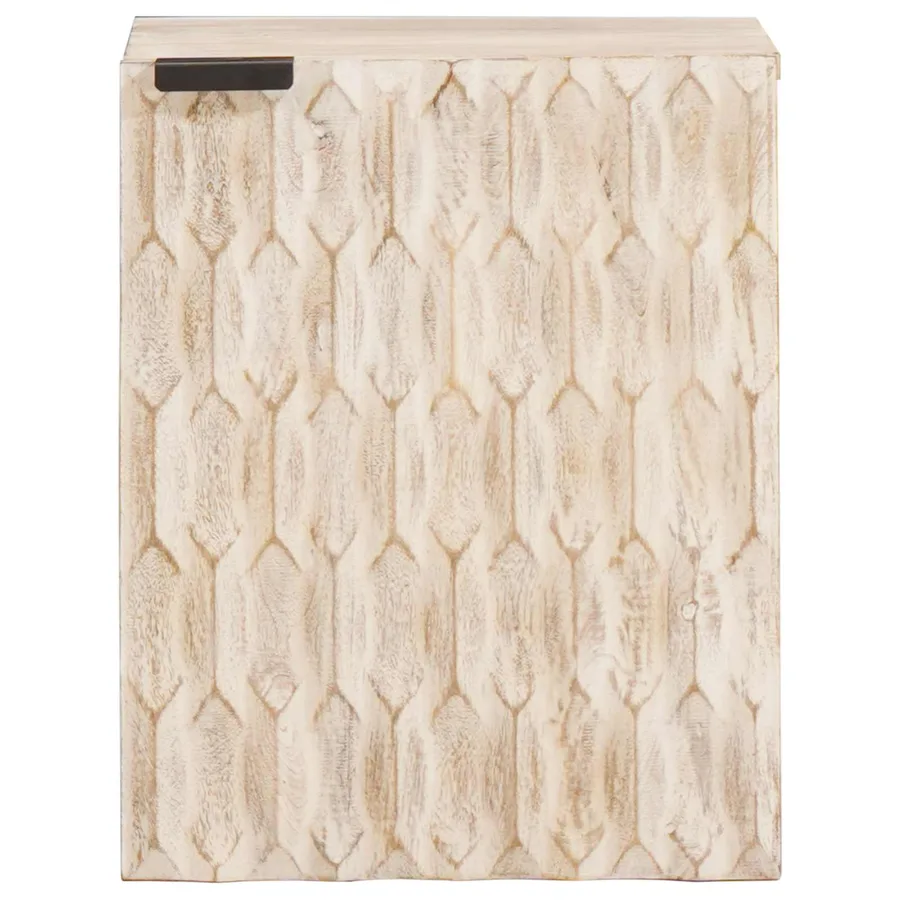 Cabinet de Salle de Bain Suspendu Blanc 38 x 33 x 48 cm - 3