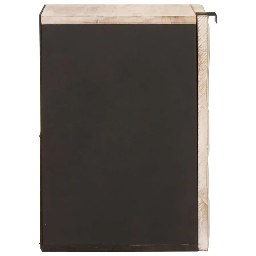 Cabinet de Salle de Bain Suspendu Blanc 38 x 33 x 48 cm - 4