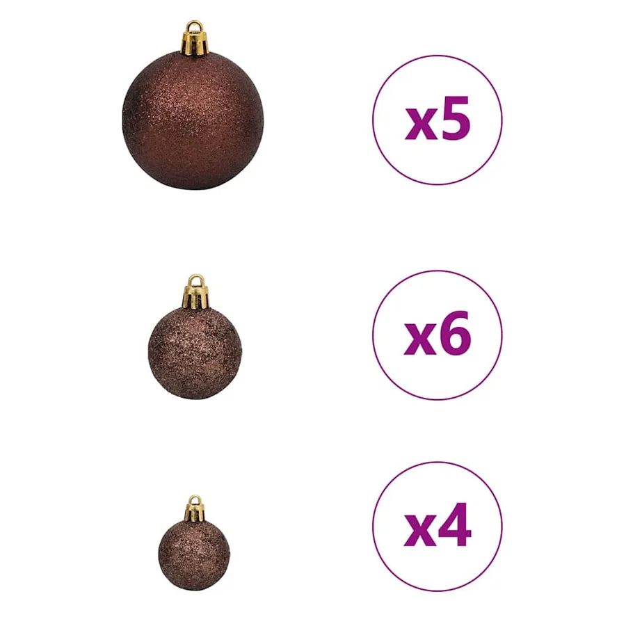 Sapin de Noël artificiel Vert 120 cm PVC, plastique et acier - 7