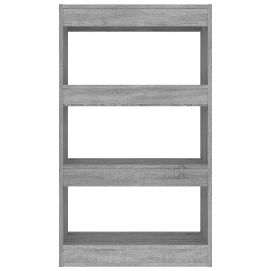 Bibliothèque/Séparateur de pièce Sonoma gris Bois d'ingénierie - 5