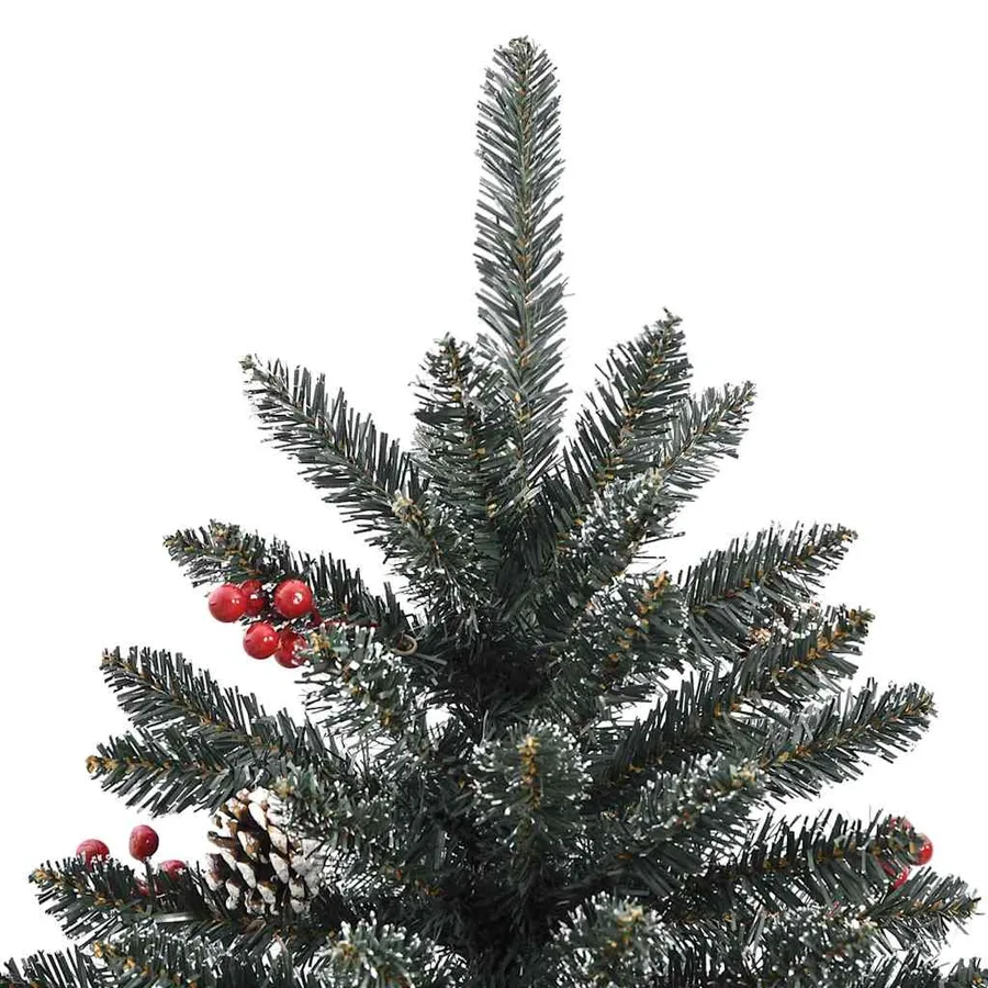 Sapin de Noël artificiel Vert 210 cm PVC, plastique et acier - 10