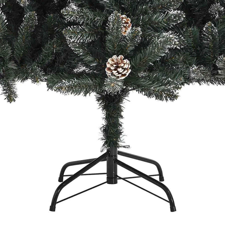 Sapin de Noël artificiel Vert 210 cm PVC, plastique et acier - 12