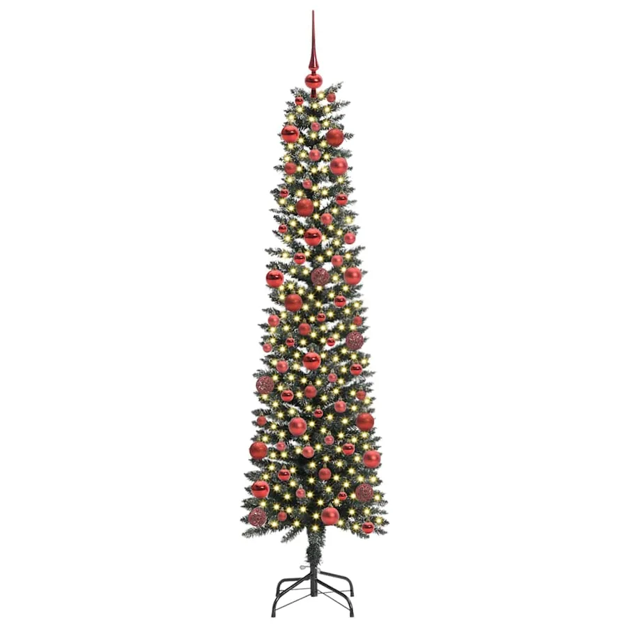 Sapin de Noël artificiel Vert 180 cm PVC, plastique et acier - 3