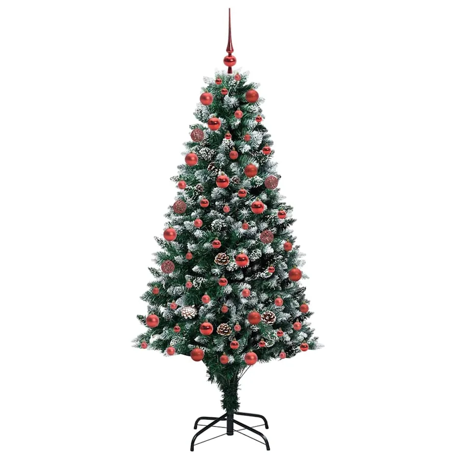 Sapin de Noël artificiel Vert 180 cm PVC, Acier et Plastique - 4