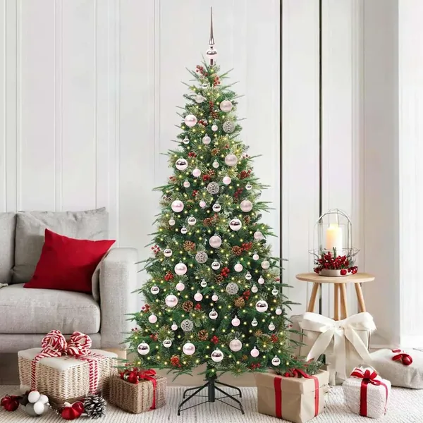 Sapin de Noël Artificiel à Branches Articulées Vert 180 cm