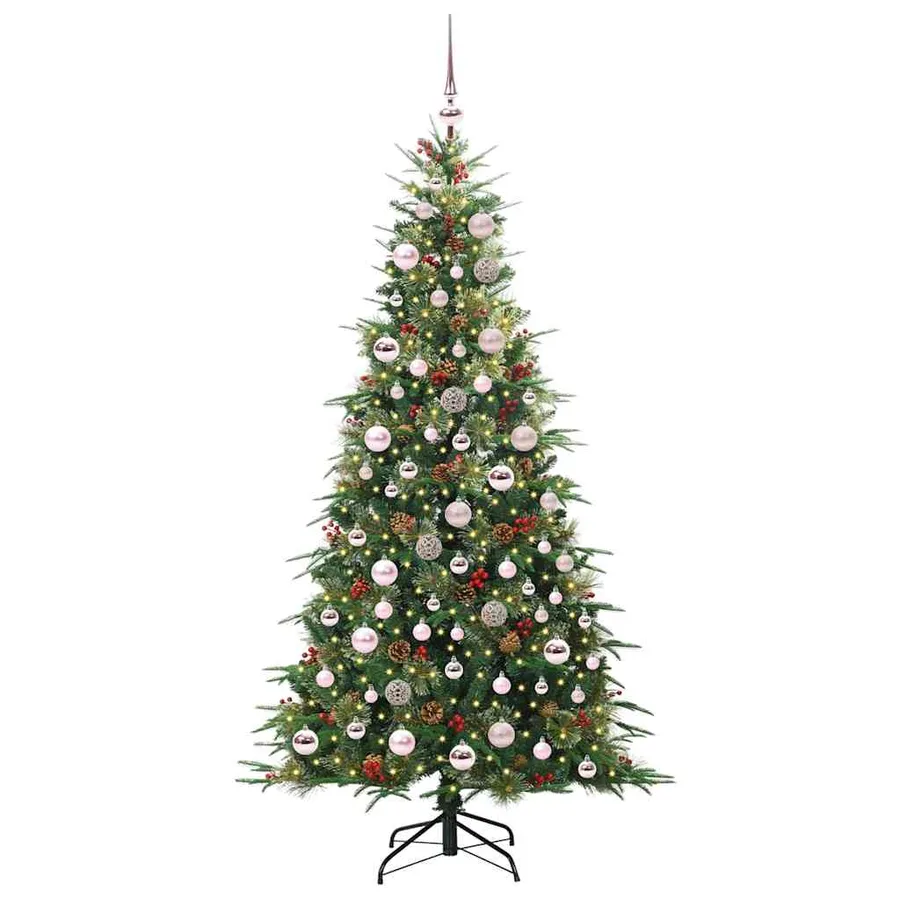 Sapin de Noël Artificiel à Branches Articulées Vert 180 cm - 3