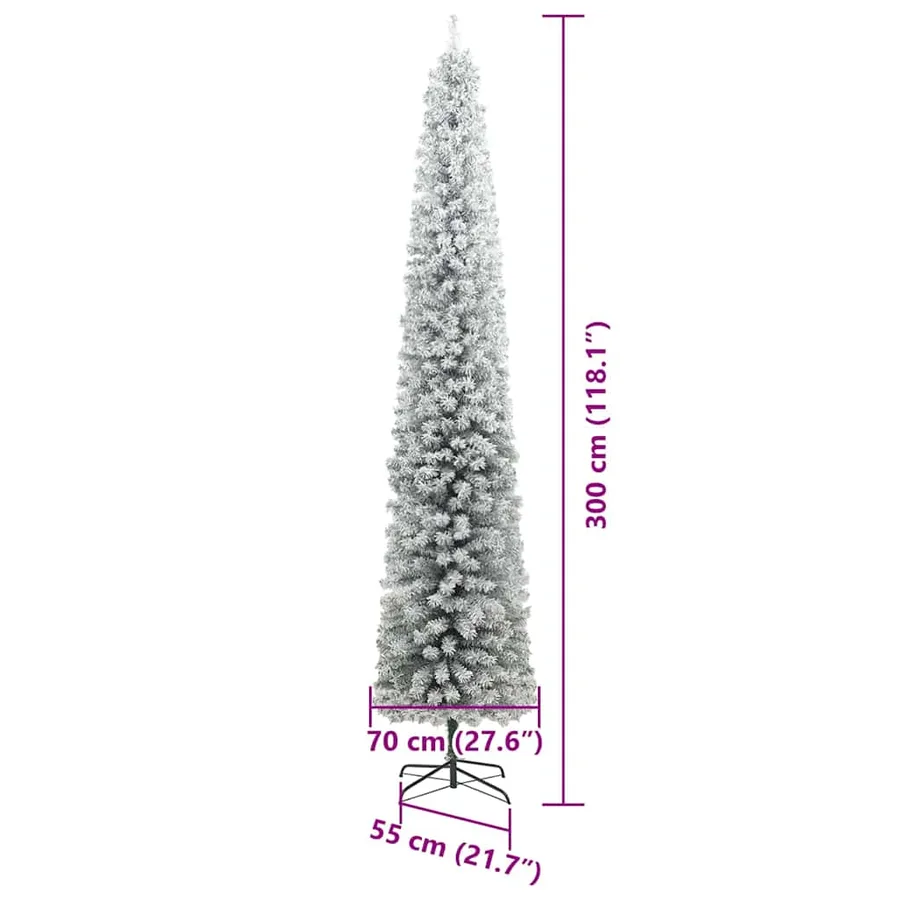 Sapin de Noël artificiel Vert 300 cm PVC et acier et plastique - 15