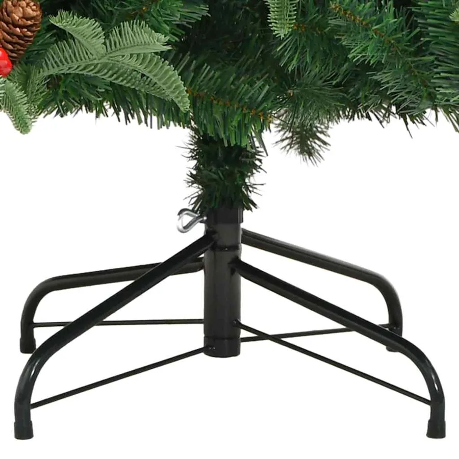 Sapin de Noël artificiel Vert 180 cm PVC, métal et plastique - 12