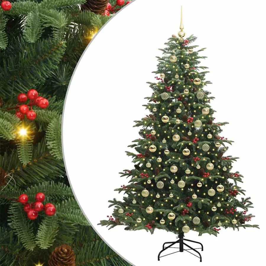 Sapin de Noël artificiel Vert 180 cm PVC, métal et plastique - 2