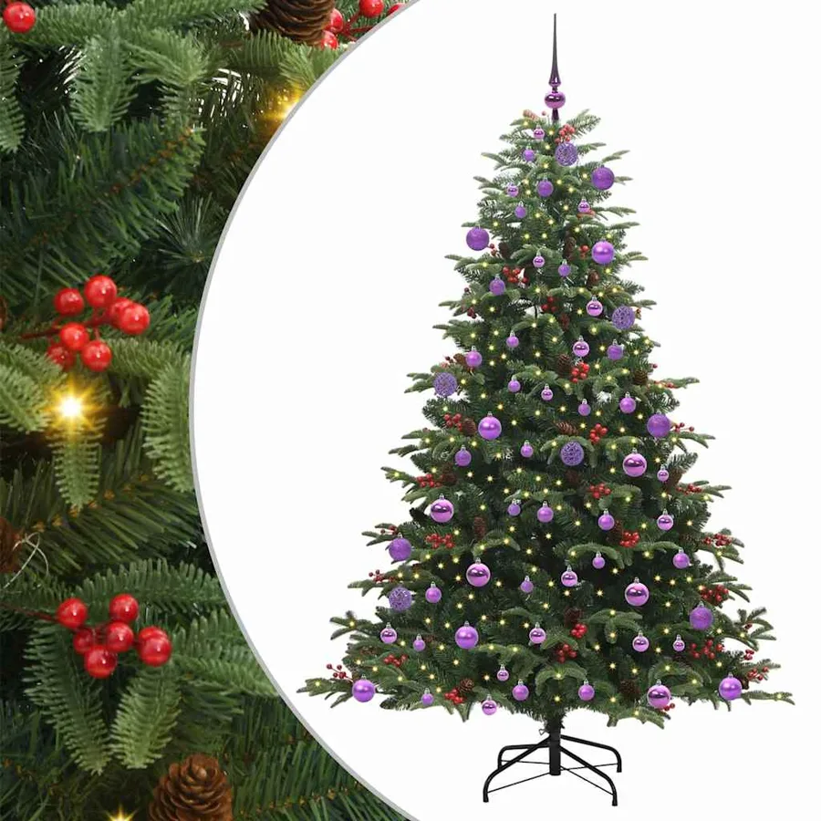 Sapin de Noël artificiel Vert 180 cm PVC, métal et plastique - 2