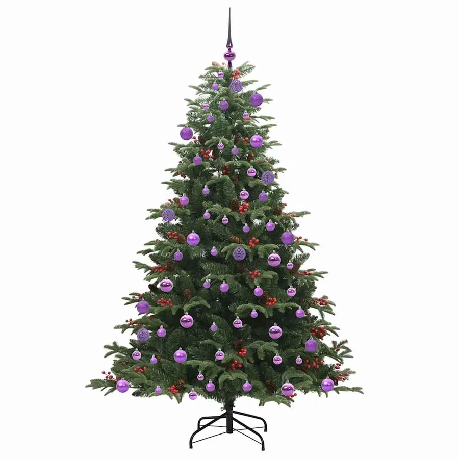 Sapin de Noël artificiel Vert 180 cm PVC, métal et plastique - 4