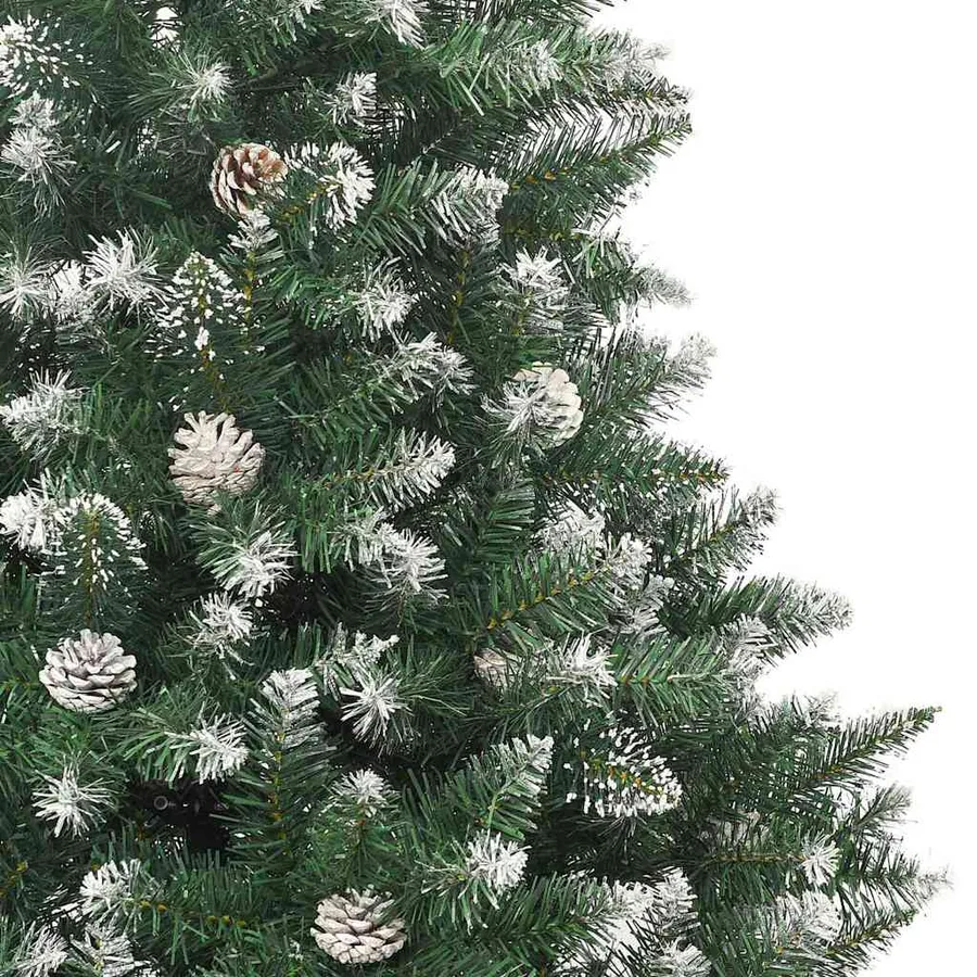 Sapin de Noël artificiel Vert 240 cm PVC, plastique et acier - 10